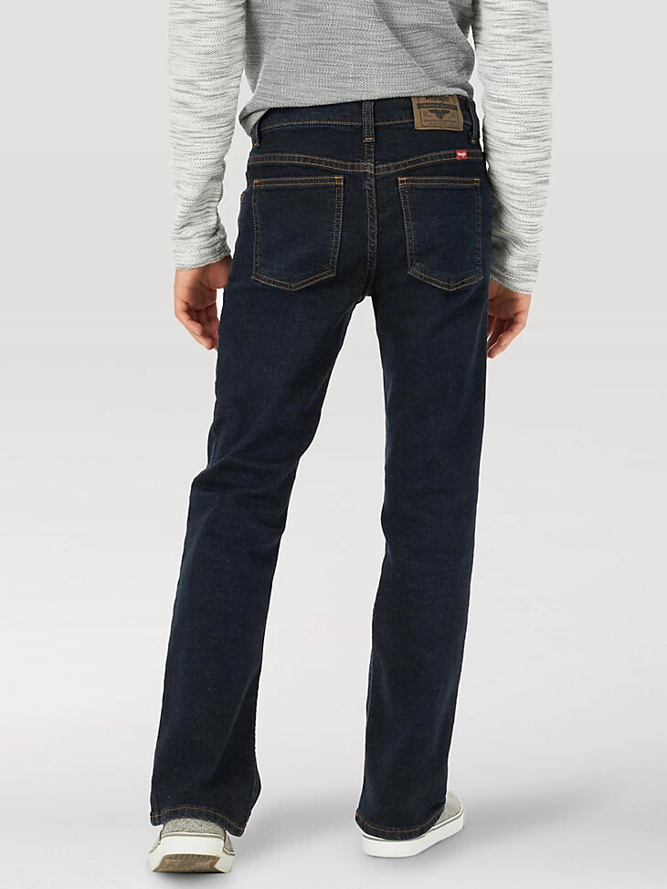 vaqueros wrangler five star flex bootcut para niño 8-16 Índigo oscuro