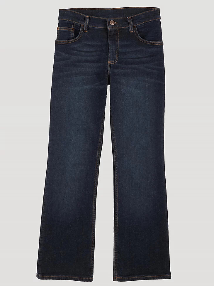 vaqueros wrangler five star flex bootcut para niño 8-16 Índigo oscuro