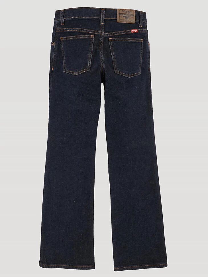 vaqueros wrangler five star flex bootcut para niño 8-16 Índigo oscuro