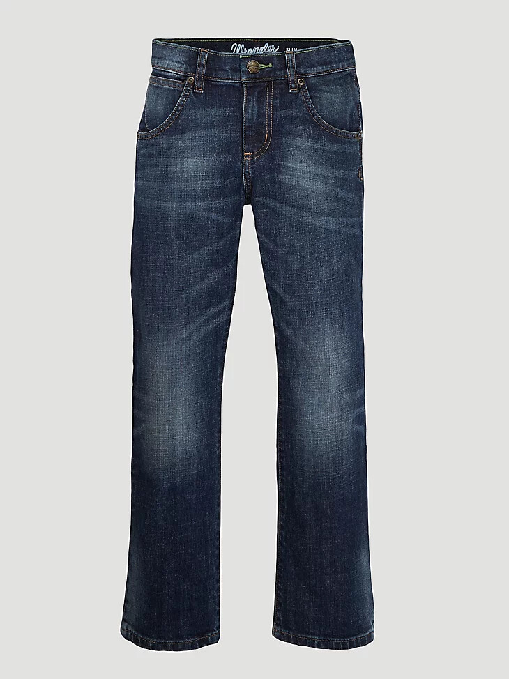 vaqueros rectos ajustados wrangler retro para niño pequeño bozeman
