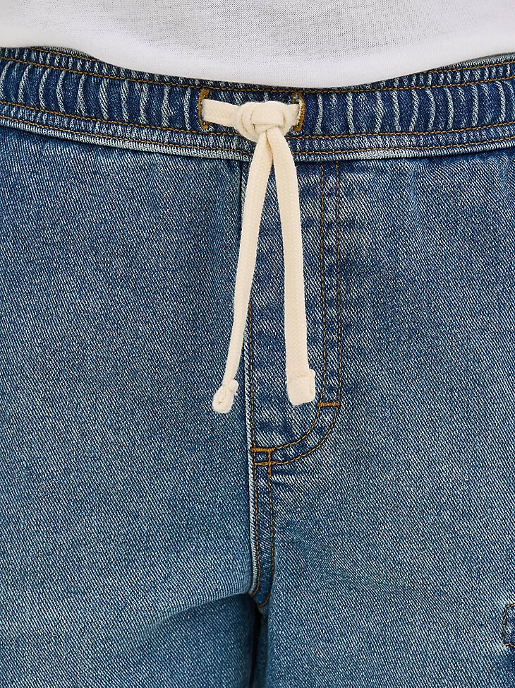 pantalón corto cargo playero con cordón para niño