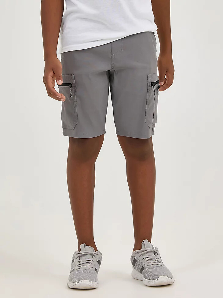 pantalón corto cargo wrangler tech para niño quiet shade