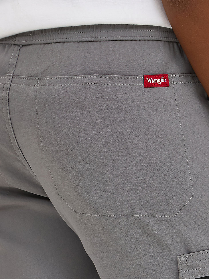 pantalón corto cargo wrangler tech para niño quiet shade
