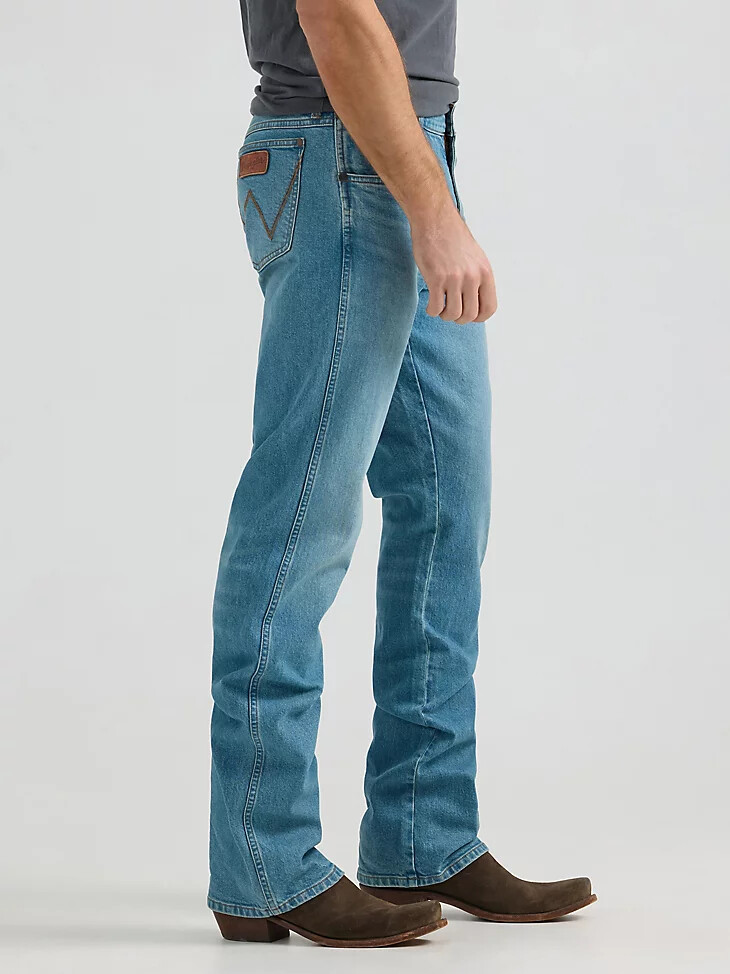 vaqueros de corte bota wrangler retro de corte relajado para hombre midland