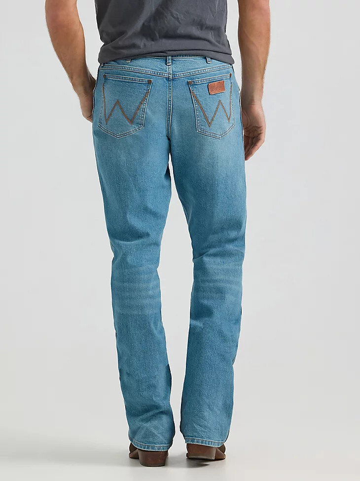 vaqueros de corte bota wrangler retro de corte relajado para hombre midland