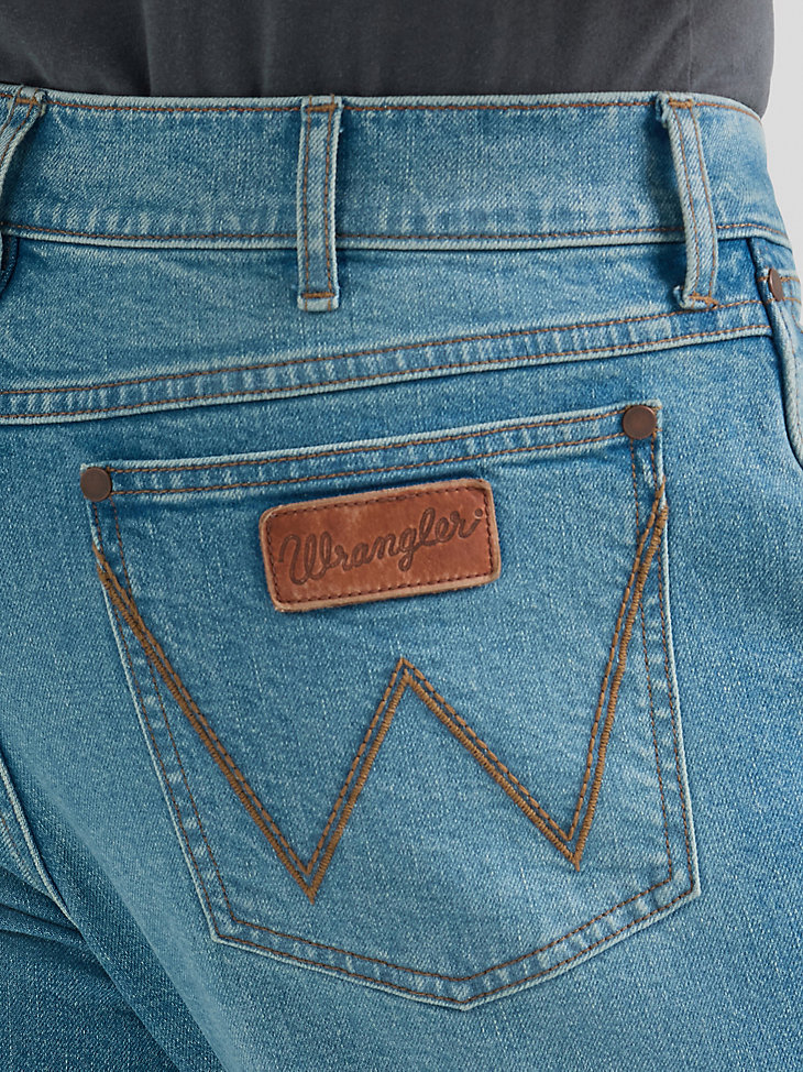 vaqueros de corte bota wrangler retro de corte relajado para hombre midland
