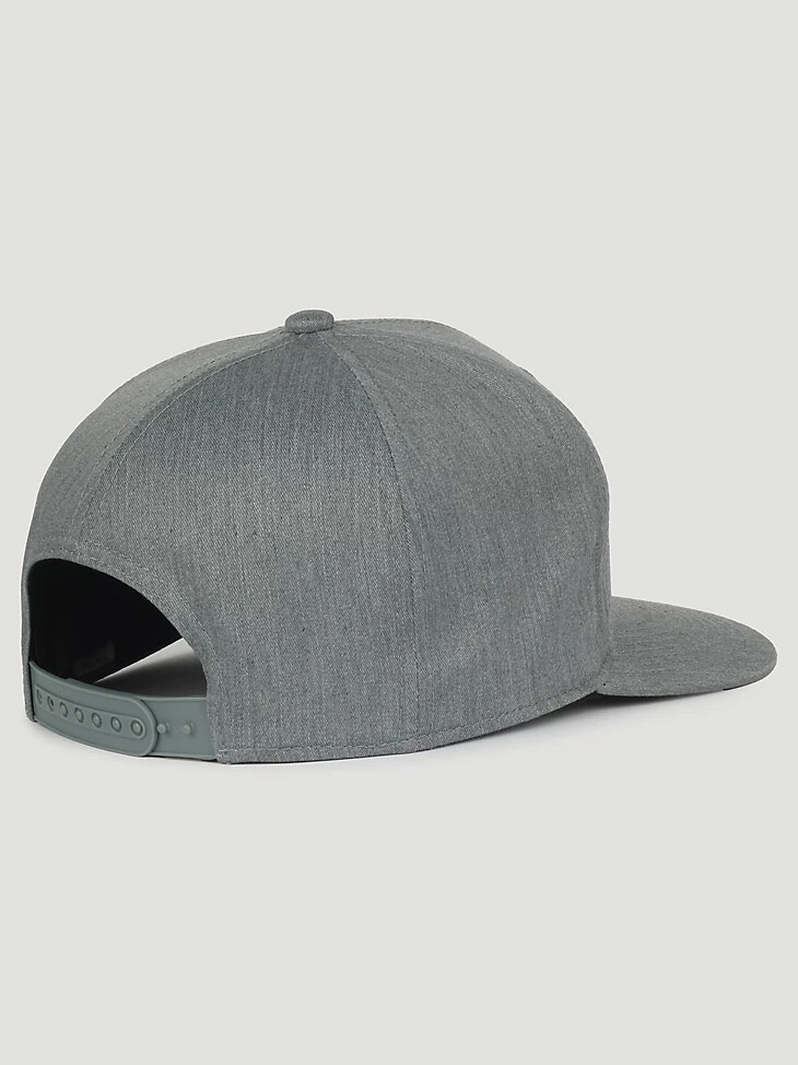 gorra de béisbol con parche de cuero steerhead para hombre color gris