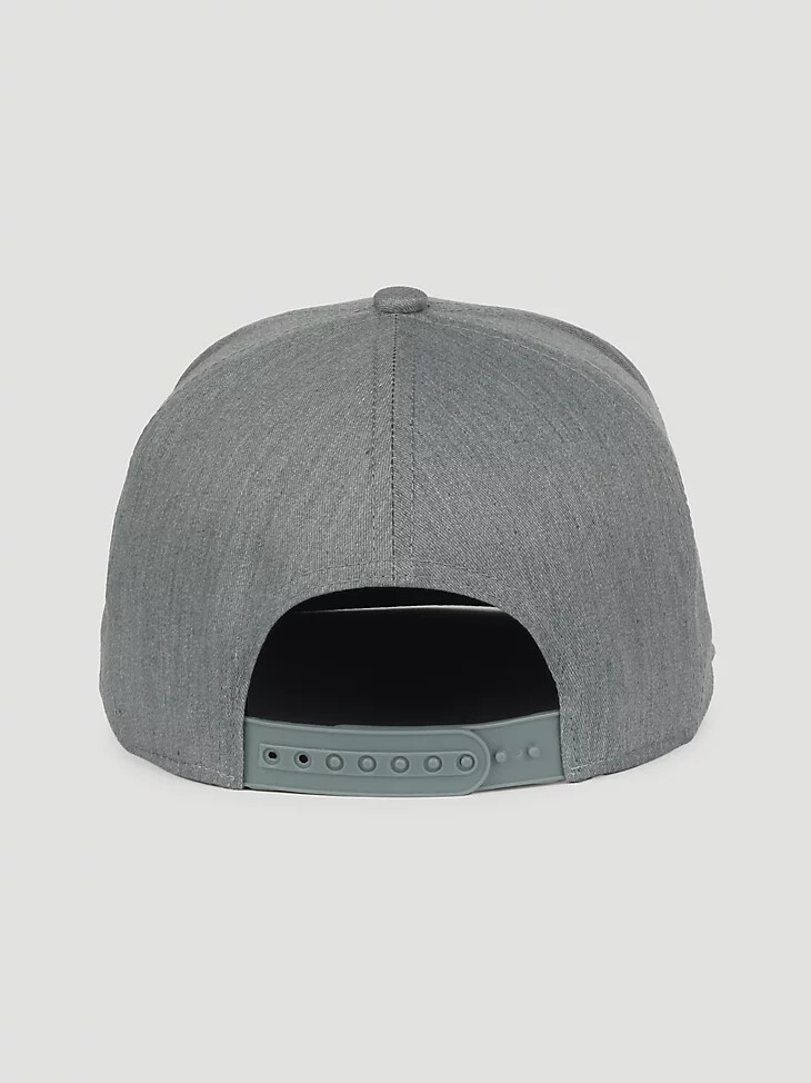 gorra de béisbol con parche de cuero steerhead para hombre color gris
