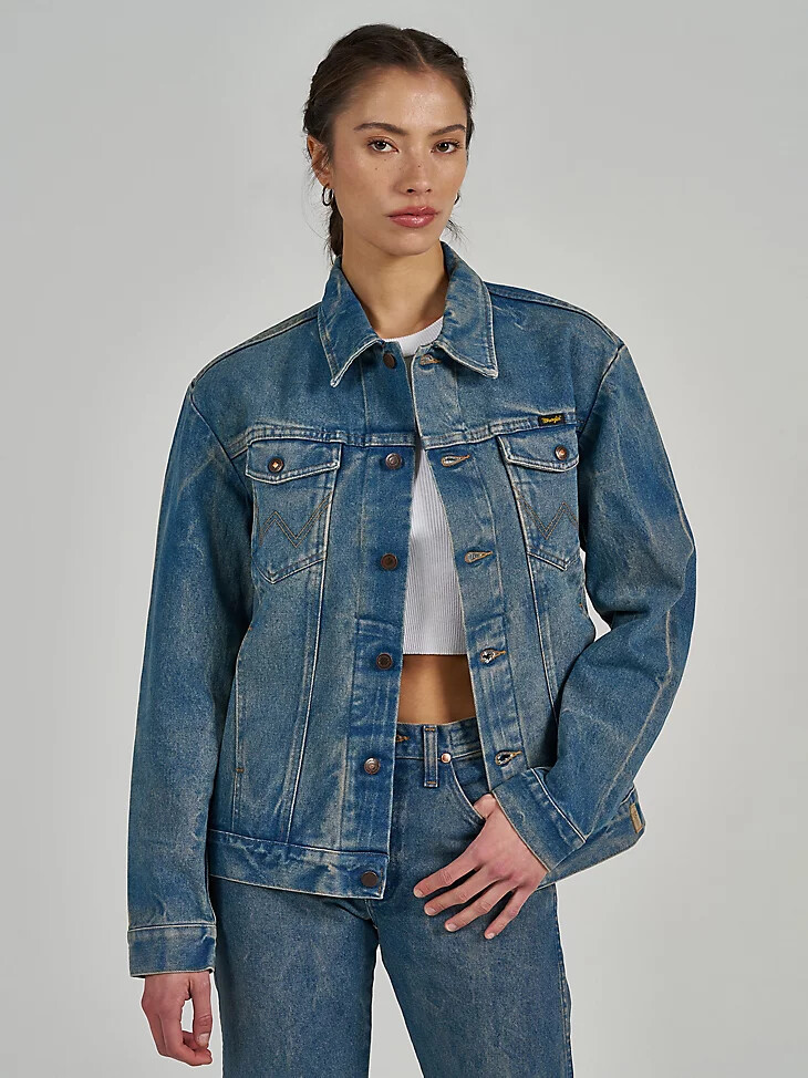 chaqueta vaquera prelavada wrangler x the last of us
