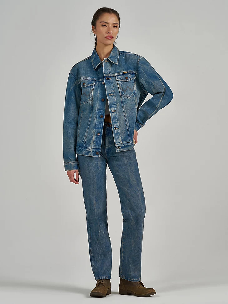 chaqueta vaquera prelavada wrangler x the last of us