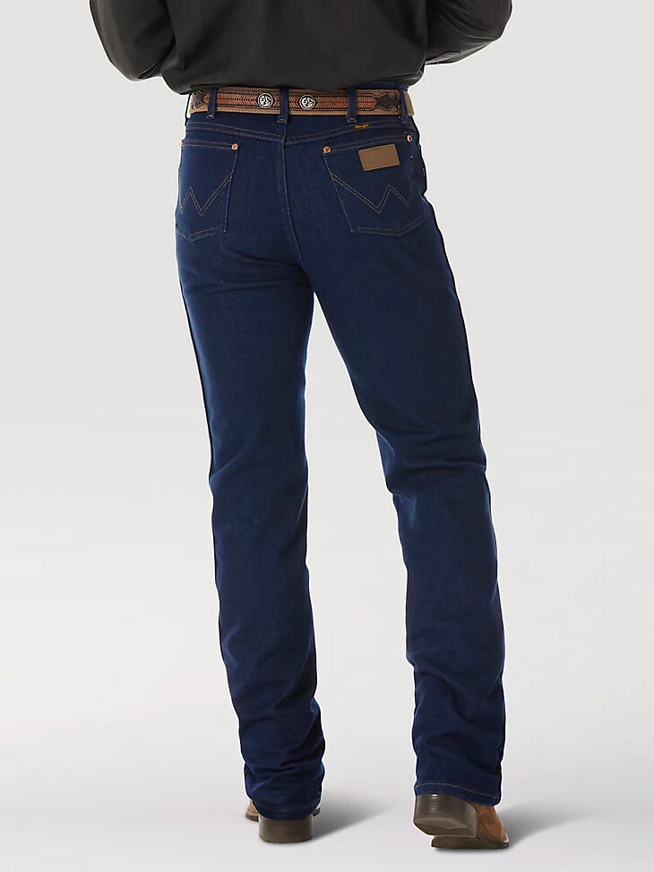 wrangler cowboy cut stretch slim fit jean indigo stretch