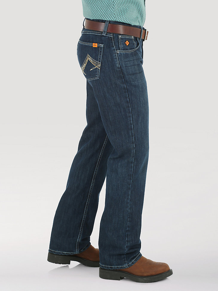 lavado y enjuague para jeans estilo bota vintage wrangler fr flame-resistant 20x