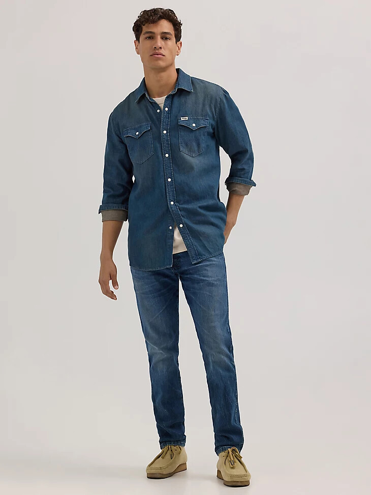 vaqueros ajustados maverick para hombre