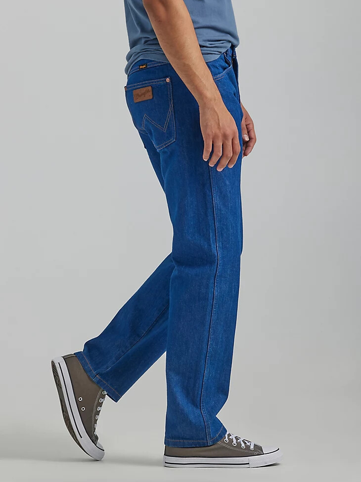 vaqueros heritage frontier para hombre color azul wrangler