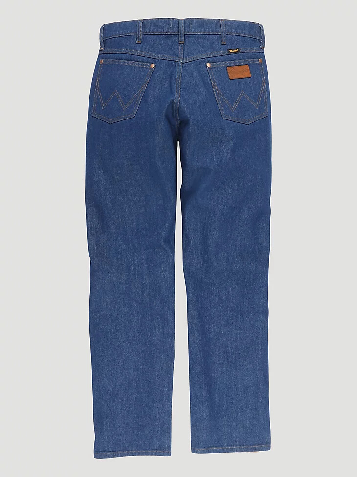 vaqueros heritage frontier para hombre color azul wrangler