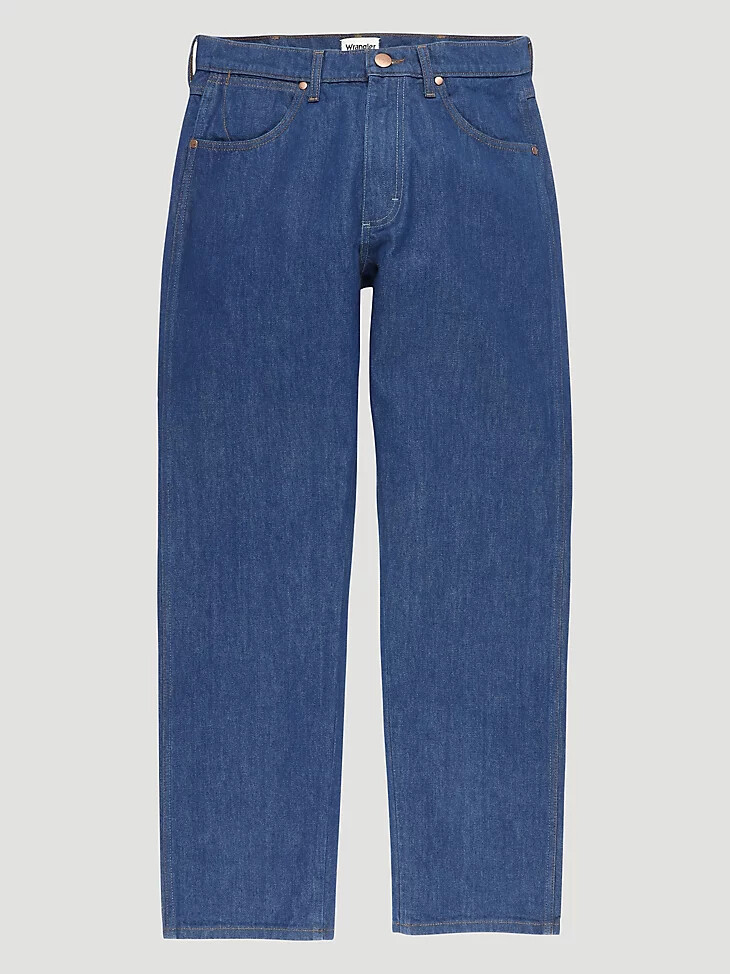 vaqueros heritage frontier para hombre color azul wrangler