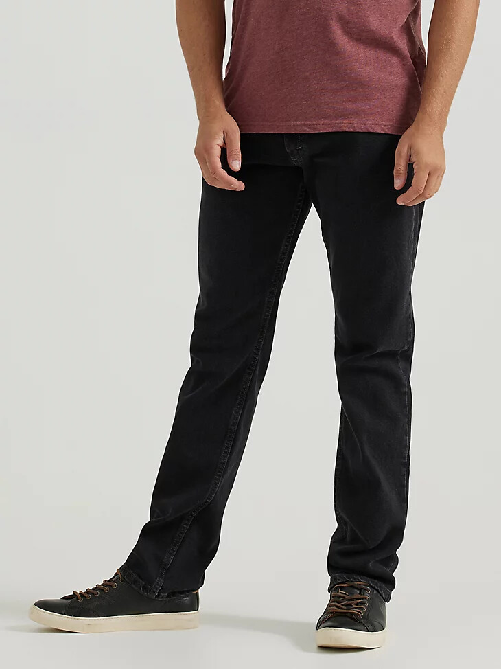 vaqueros deportivos flex para hombre lavado negro