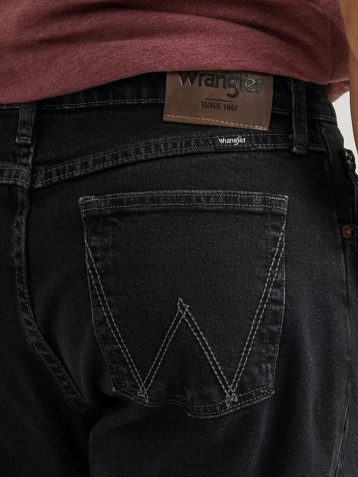vaqueros deportivos flex para hombre lavado negro