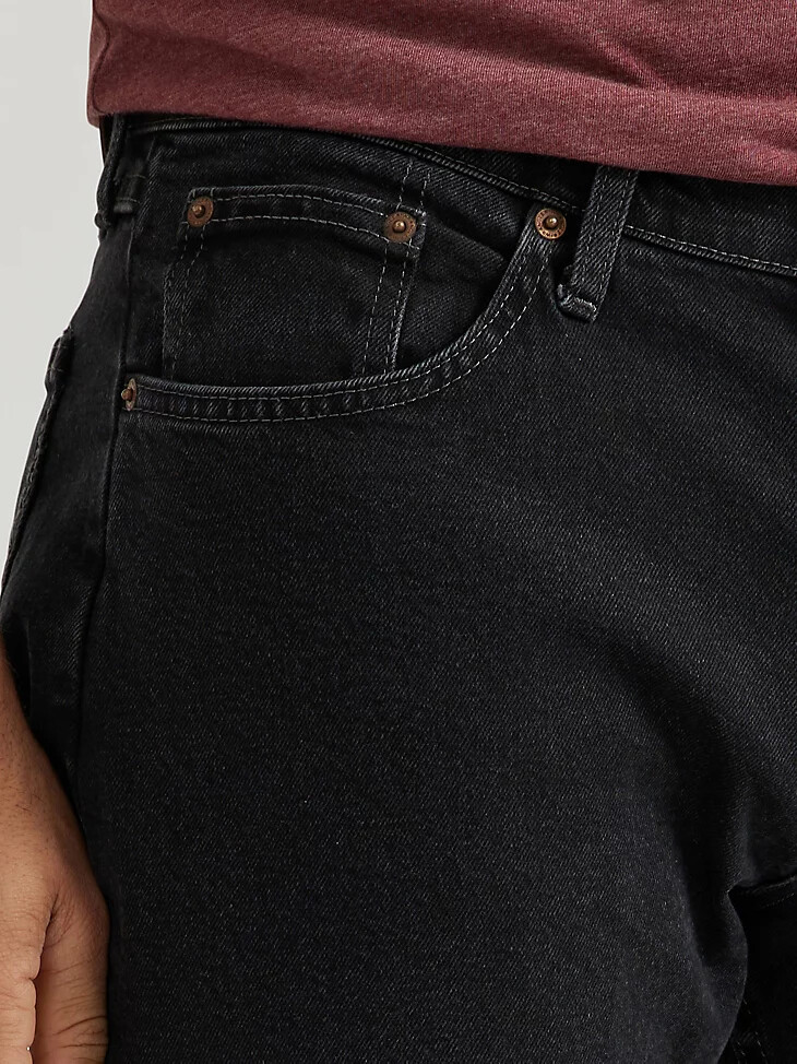 vaqueros deportivos flex para hombre lavado negro