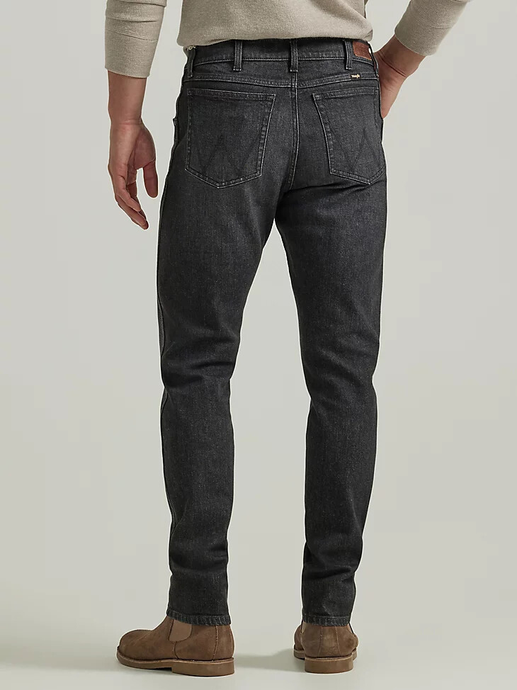 vaqueros de corte cónico para hombre lavado gris