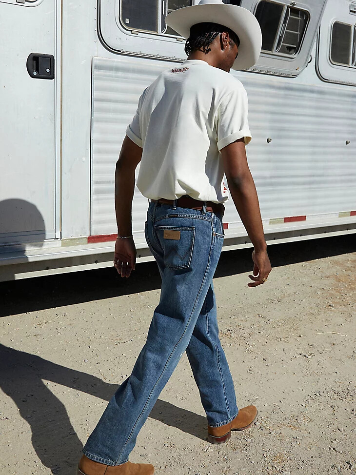 refuerzo para jeans frontier de wrangler x pacsun para hombre