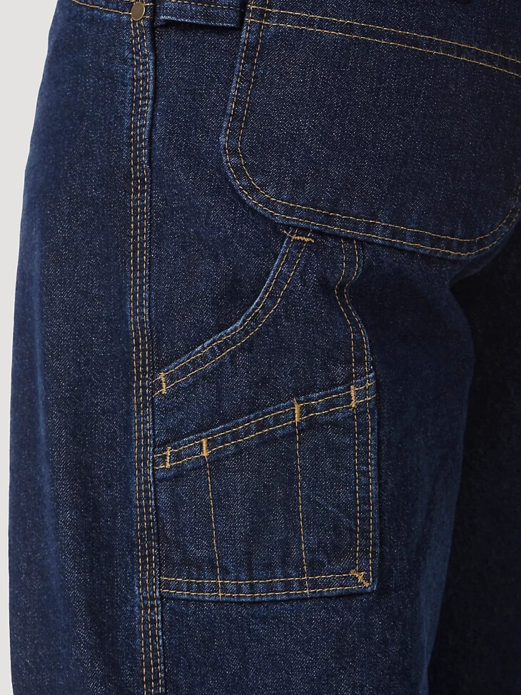 wrangler riggs workwear vaqueros de contratista índigo antiguo