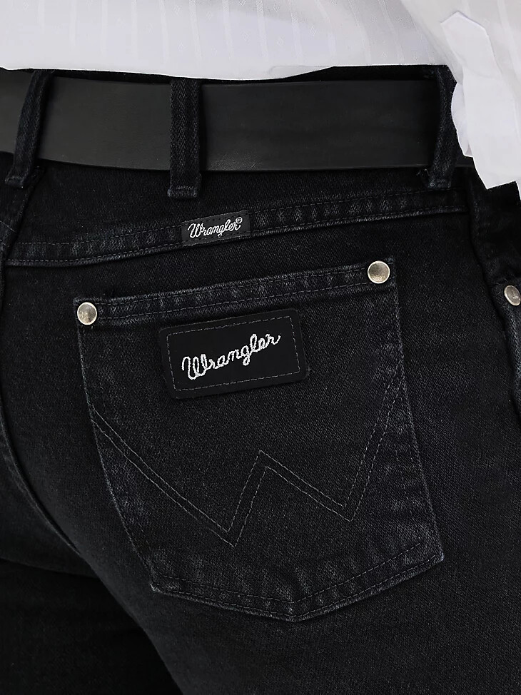 vaqueros ajustados cowboy cut silver edition negros