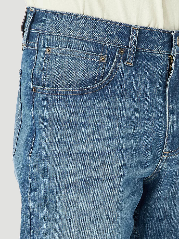 vaqueros flexibles de corte relajado para hombre milwaukee
