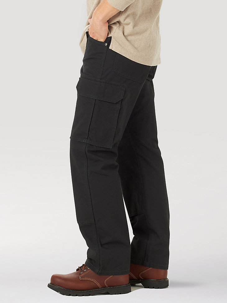 pantalón cargo wrangler workwear negro
