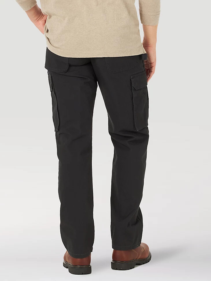 pantalón cargo wrangler workwear negro