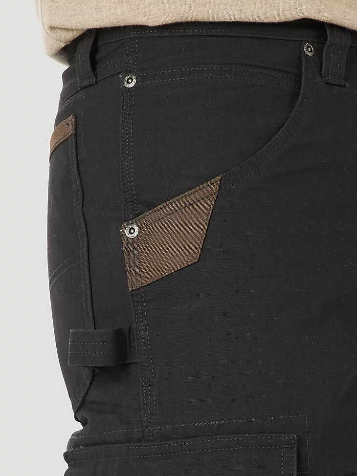 pantalón cargo wrangler workwear negro