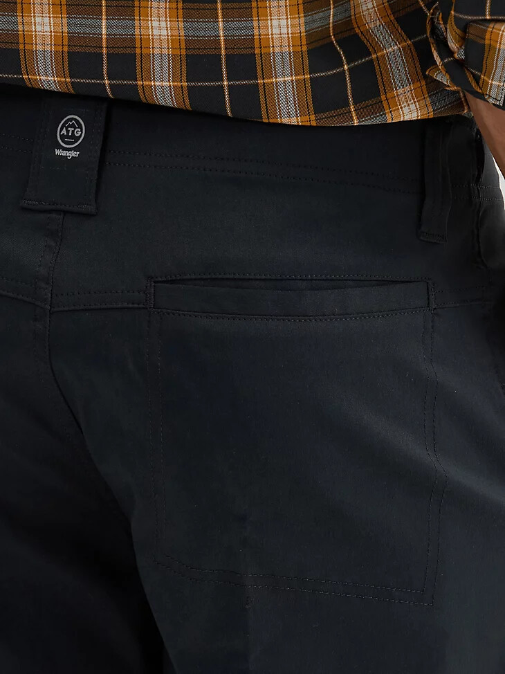 pantalón cargo relajado wrangler atg para hombre negro azabache