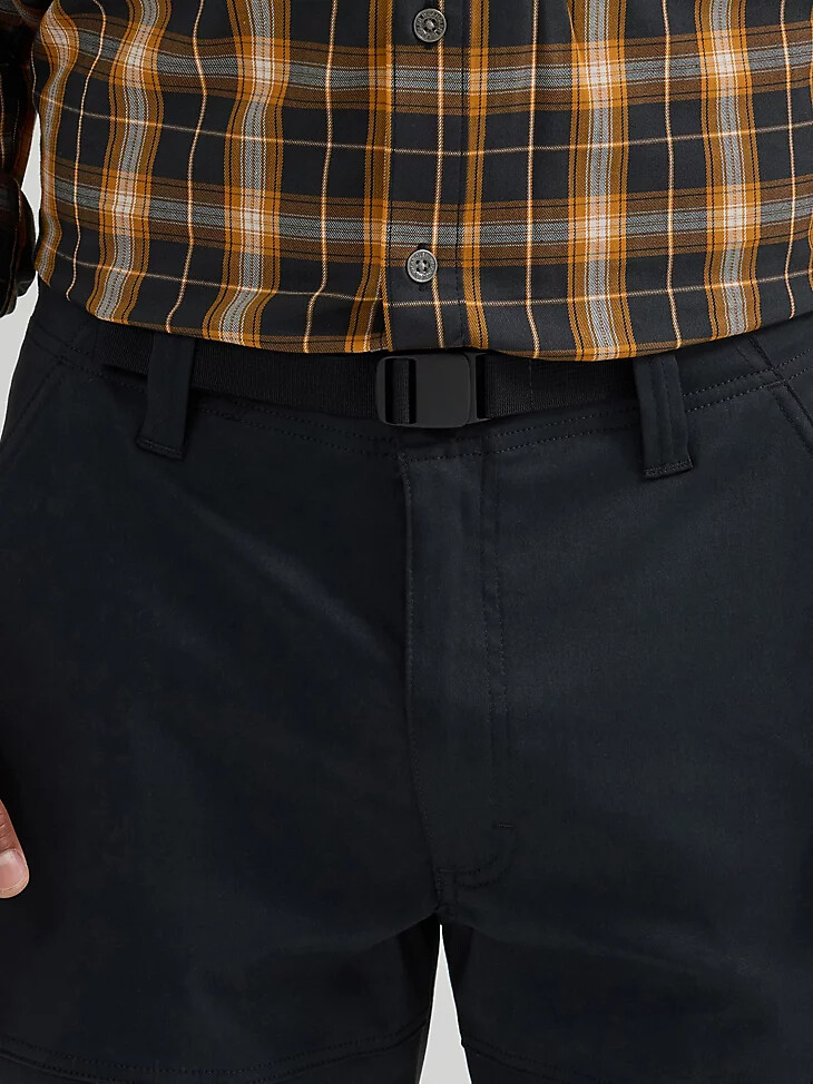 pantalón cargo relajado wrangler atg para hombre negro azabache