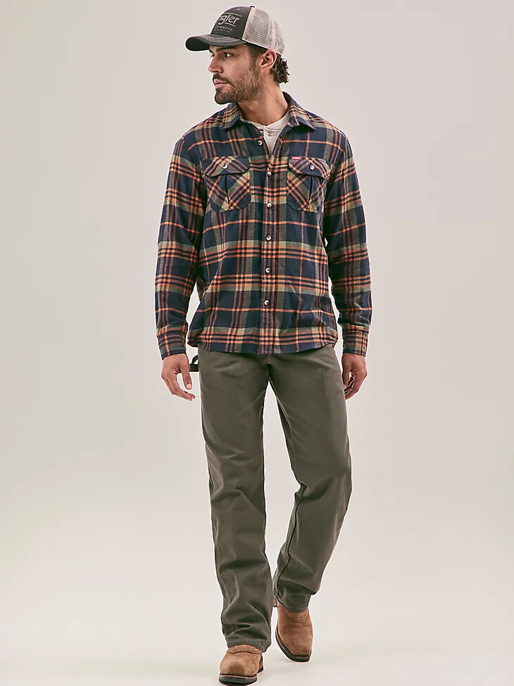 pantalón de carpintero wrangler riggs workwear loden