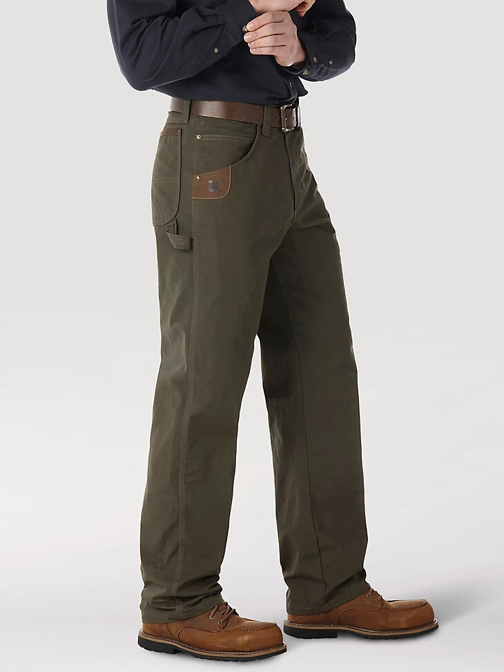 pantalón de carpintero wrangler riggs workwear loden