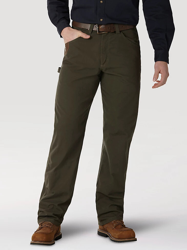pantalón de carpintero wrangler riggs workwear loden