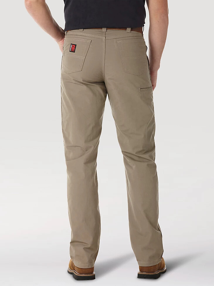 pantalón técnico wrangler riggs workwear color caqui oscuro