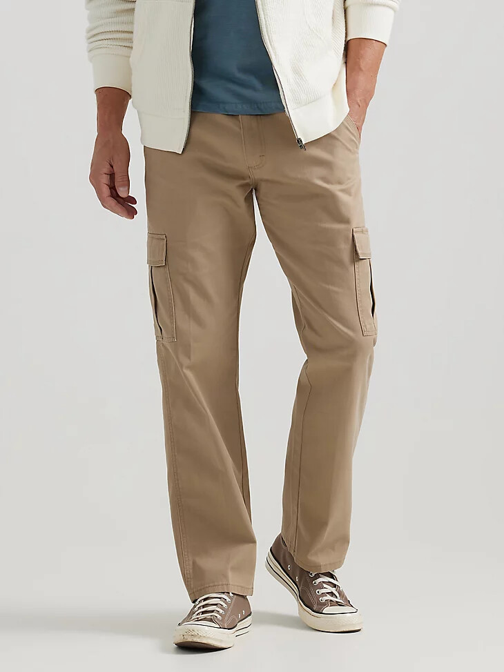 pantalón cargo de sarga wrangler legacy de grano