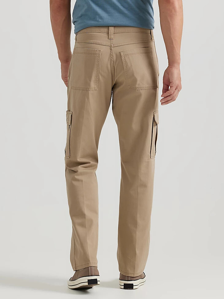 pantalón cargo de sarga wrangler legacy de grano