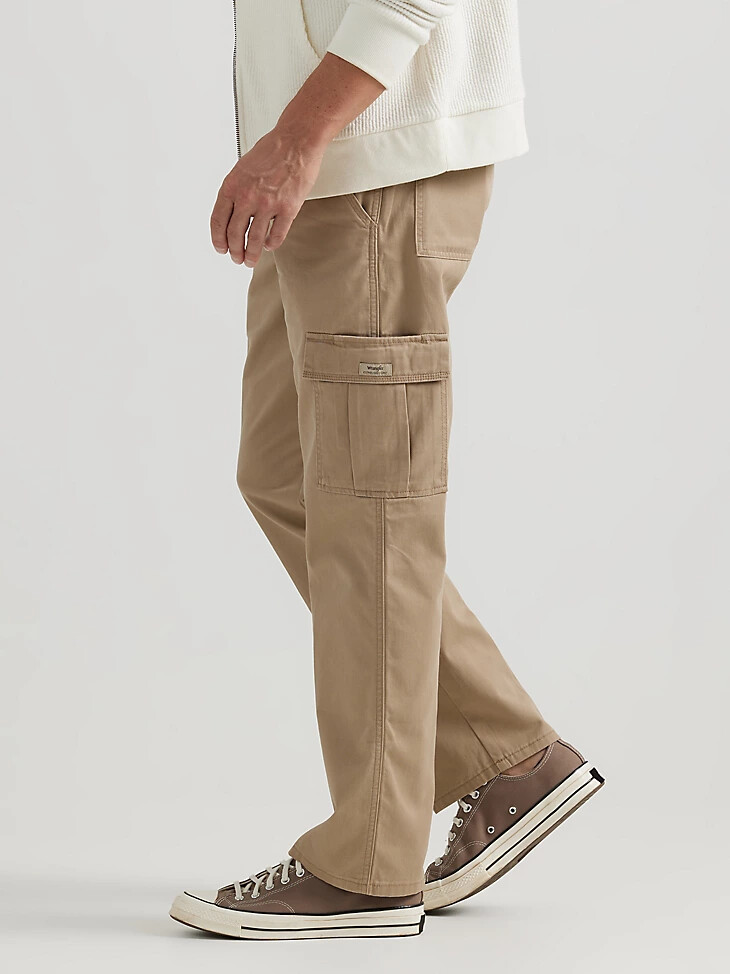 pantalón cargo de sarga wrangler legacy de grano