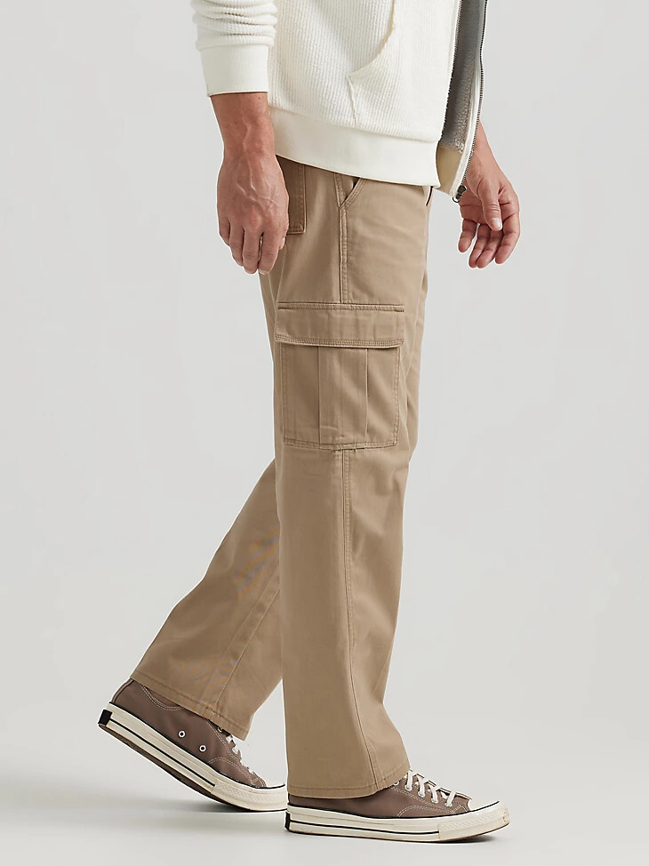 pantalón cargo de sarga wrangler legacy de grano