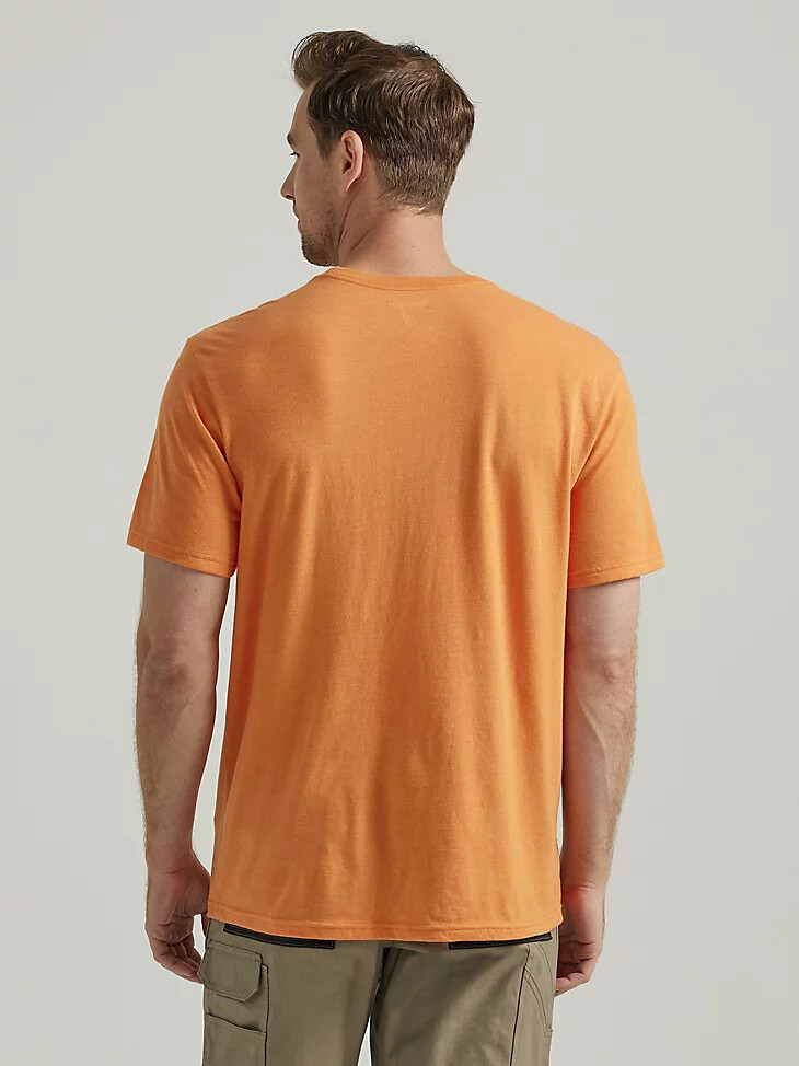 camiseta gráfica relajada con estampado de calabaza de cosecha de wrangler riggs workwear