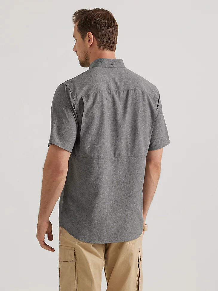 camisa de trabajo ligera y ventilada wrangler riggs workwear asphalt