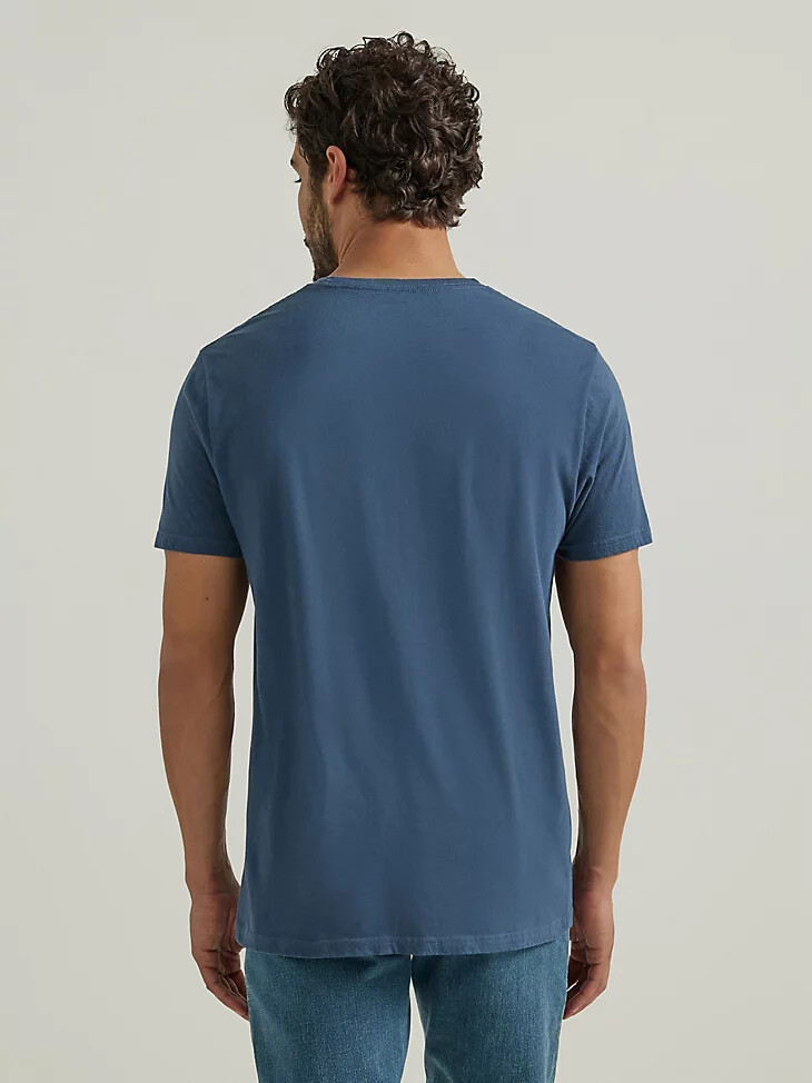 camiseta gráfica de steve miller band azul marino medianoche