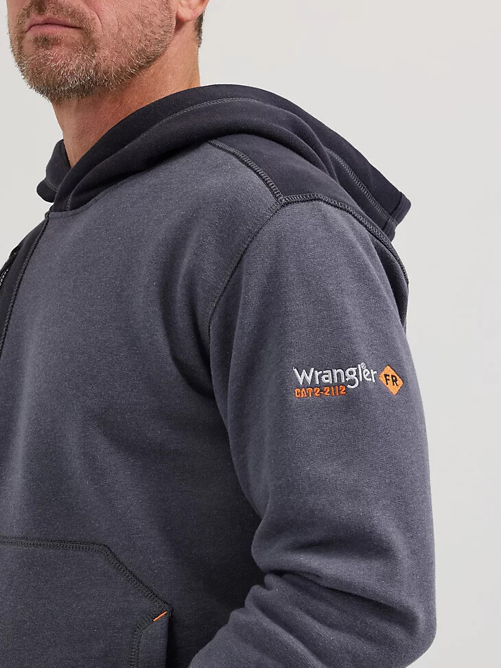 sudadera con capucha de punto resistente al fuego wrangler fr blue nights