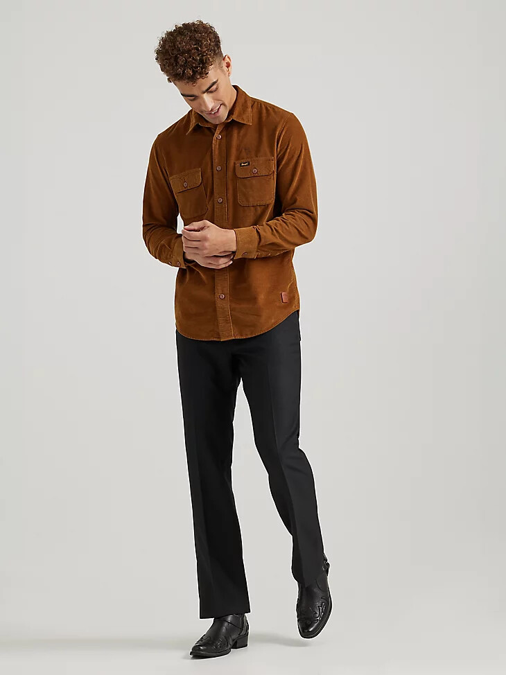 camisa de pana para hombre wrangler x buffalo trace old fashioned