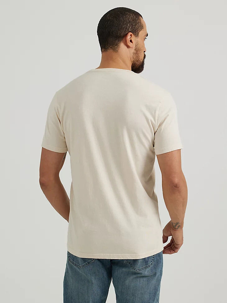 camiseta gráfica counting crows para hombre color avena