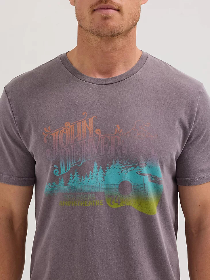 camiseta john denver para hombre moonscape