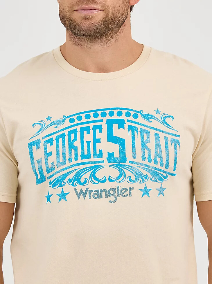 camiseta de concierto wrangler george strait para hombre color niebla