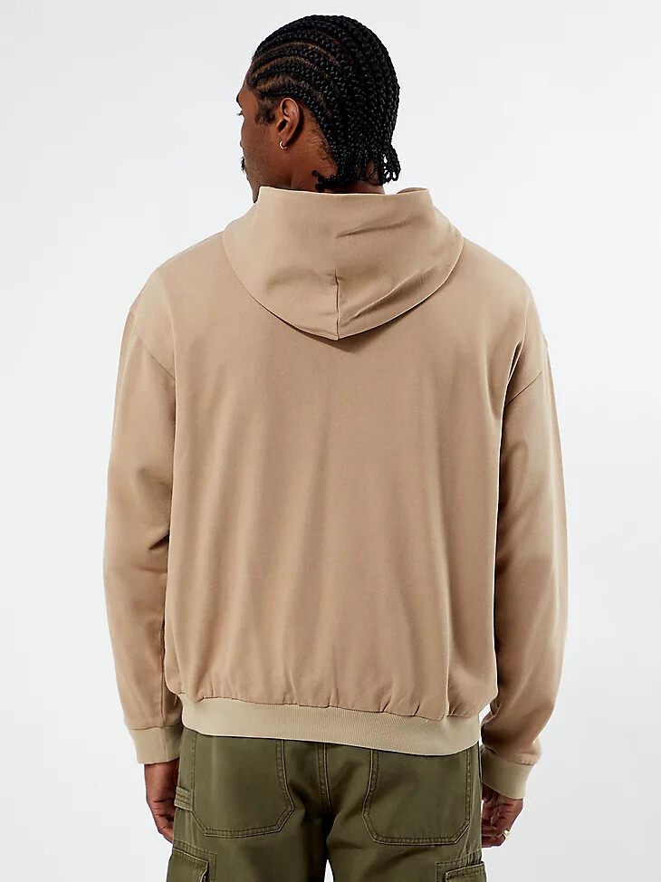 sudadera con capucha gráfica wrangler x pacsun para hombre dune